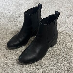 Steve Madden Black Ankle Boots